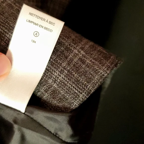 Van Heusen Studio Stretch Brown Plaid Ladies Vest - Medium - Picture 14 of 14